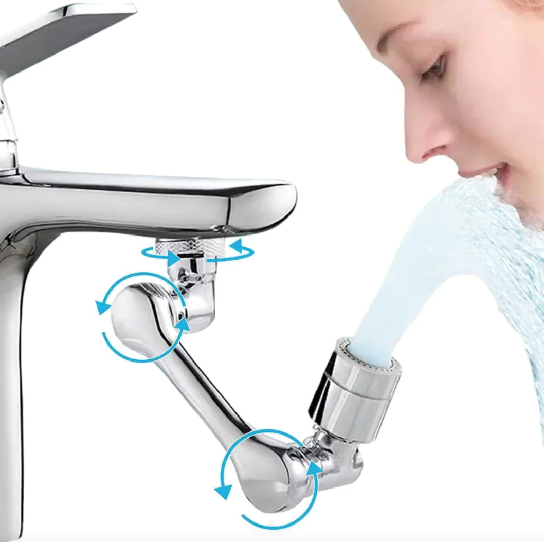 360° Rotating Multi-Angle Faucet Extender – Splash-Free Sink Upgrade - DEHEERAN