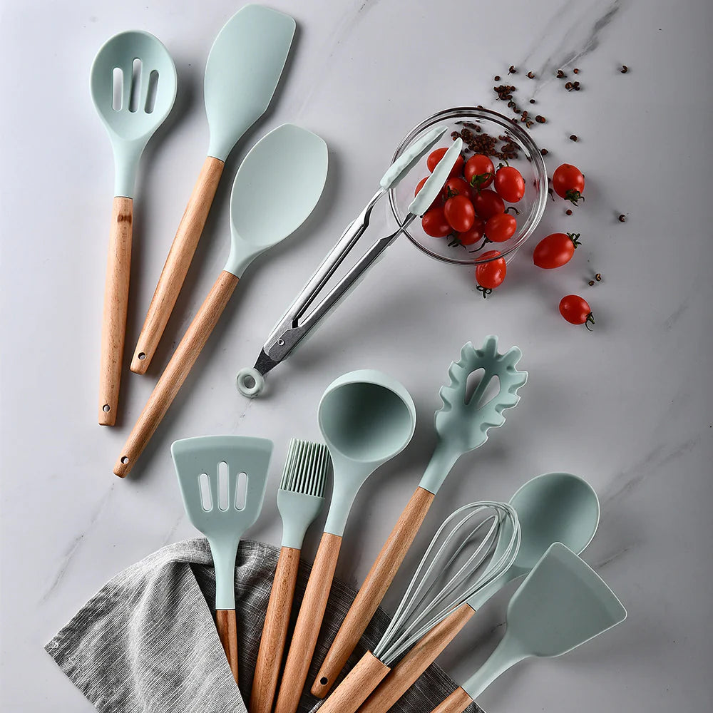 Silicone Kitchen Utensil Set(9-pieces) - DEHEERAN