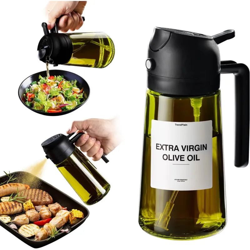Premium Oil Sprayer Bottle – Refillable Cooking Mister - DEHEERAN
