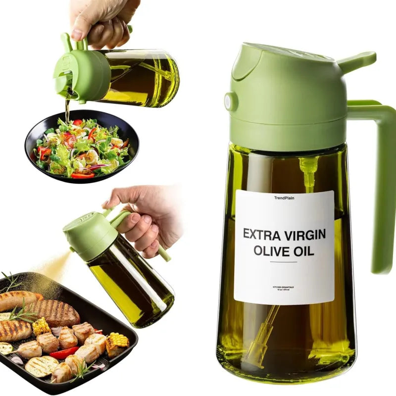 Premium Oil Sprayer Bottle – Refillable Cooking Mister - DEHEERAN