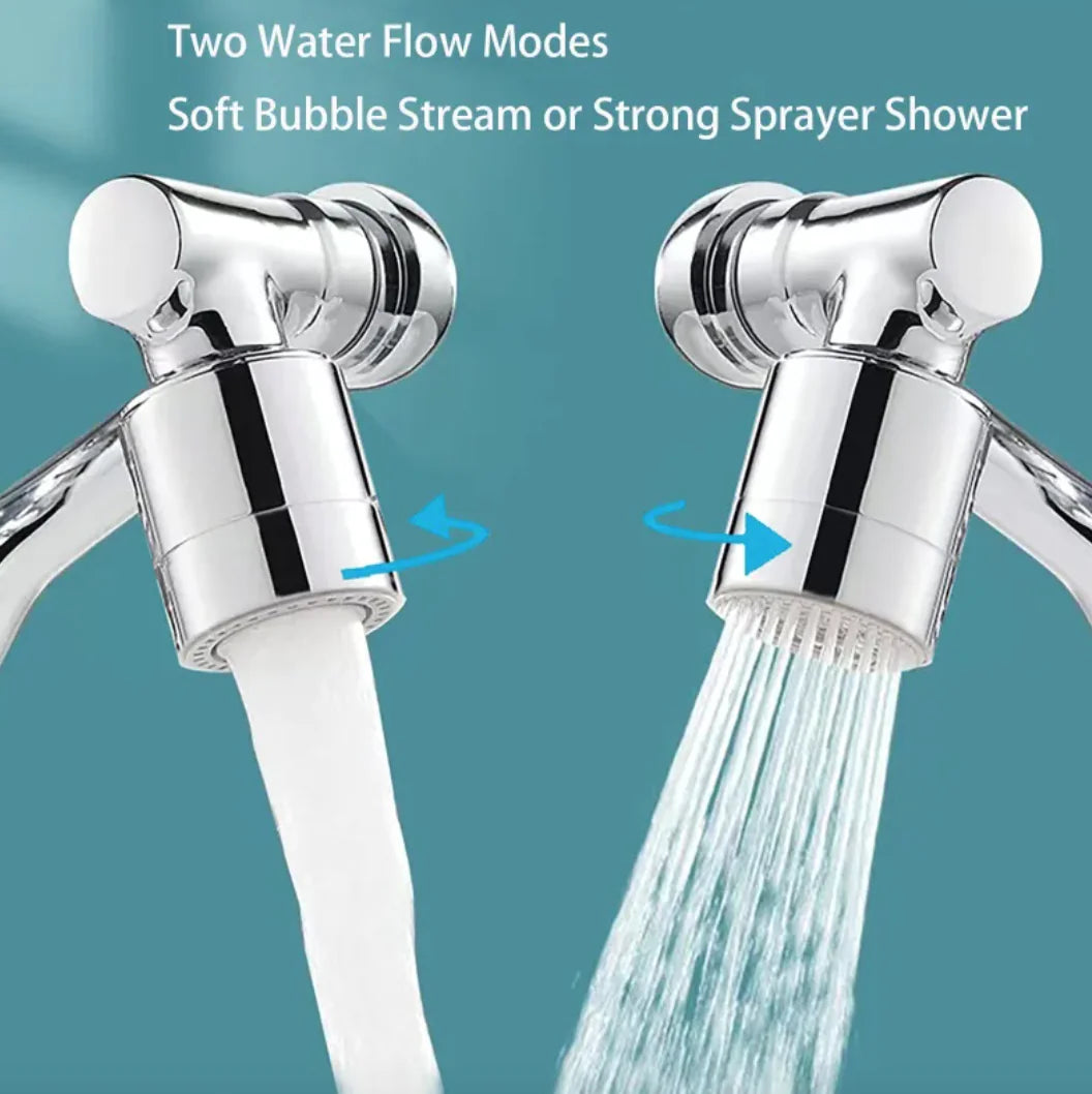 360° Rotating Multi-Angle Faucet Extender – Splash-Free Sink Upgrade - DEHEERAN
