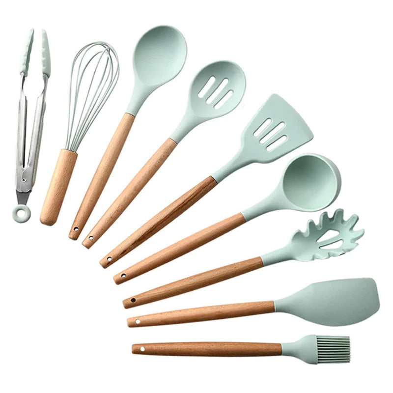 Silicone Kitchen Utensil Set(9-pieces) - DEHEERAN
