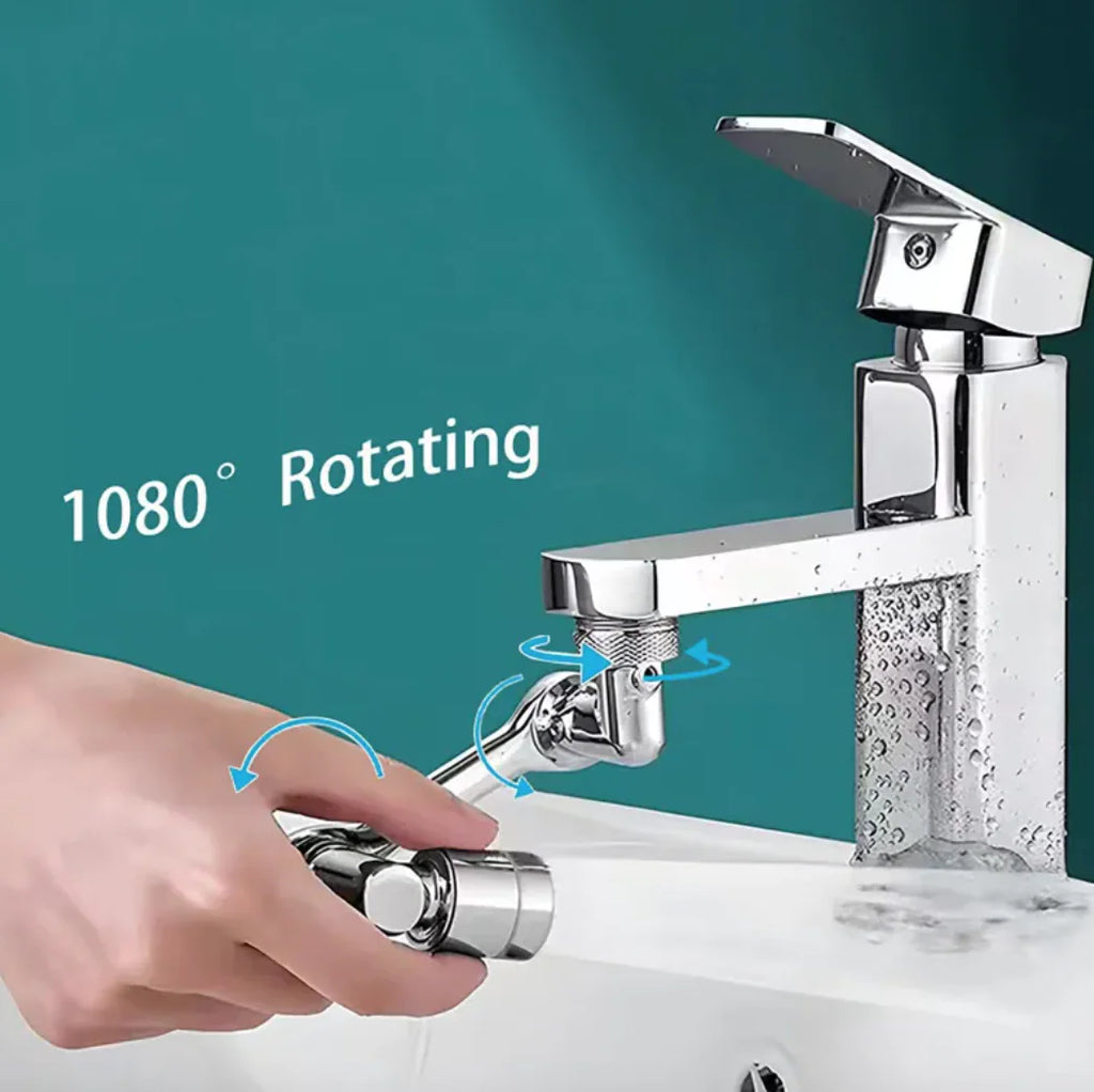 360° Rotating Multi-Angle Faucet Extender – Splash-Free Sink Upgrade - DEHEERAN